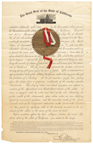 The Great Seal of the State of California