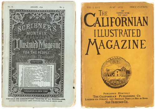 Scribner's Monthly [with] The Californian Illustrated Magazine