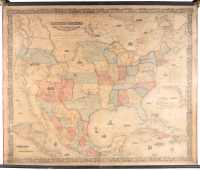 Colton's Map of the United States of America, the British Provinces, Mexico and the West Indies, Showing the Country from the Atlantic to the Pacific Ocean