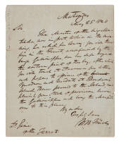 Autograph Letter Signed - 1824 US Navy&rsquo;s Farragut Fights Caribbean Pirates