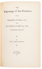 The Beginnings of San Francisco from the Expedition of Anza, 1774 to the City Charter of April 15, 1850 - 3