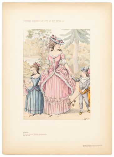 Costumes Européens du XVIIe au XIXe siècle tirés des documents les plus authentiques