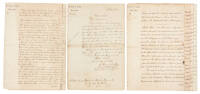 Six manuscript documents, in Spanish, regarding steamship and mail transport between the United States and Cuba