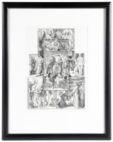 Collage for 1994 Bruce Conner Exhibit Announcement