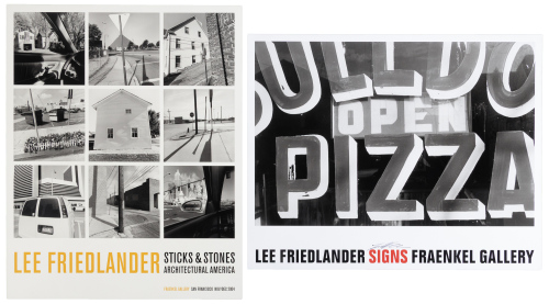 Two Lee Friedlander posters from San Francisco's Fraenkel Gallery