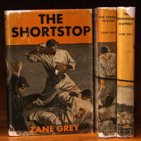 Three volumes of Zane Grey's Baseball stories