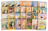Twenty-eight Little Golden Books in the original dust jackets