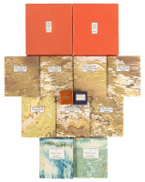 Thirteen miniature books published by the Lime Rock Press