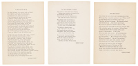 Three Unbound Anthology Broadsides