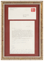 Typed letter signed by Philip K. Dick addressed to his ex-wife Tessa