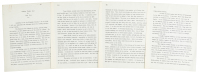 Fishing Virgin Seas - typewritten manuscript fragment