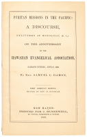 Puritan Missions in the Pacific: A Discourse, Delivered at Honolulu, (S.I.,) on the Anniversary of the Hawaiian Evangelical Association, Sabbath Evening, June 17, 1866