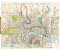 Rock's Illustrated Map of London