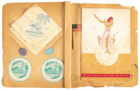 Scrapbook for Matson Line journey from Los Angeles to Honolulu
