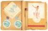 Scrapbook for Matson Line journey from Los Angeles to Honolulu