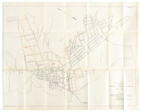 Map of Honolulu Showing Progress of Sewer Construction, 1899-1900