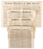 17 newspapers with articles on the Hawaiian and Sandwich Islands from the 19th century
