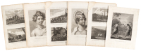 55 engraved plates depicting Hawaii, The Sandwich Islands, and the voyages of James Cook