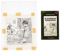 Blackmailed Housewives [with] original cover pencil drawing