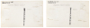 Two White Night riots photo postcards - 2