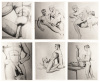 12 erotic photographic prints by unknown artist