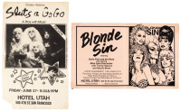 Two Sluts A Go-Go flyers