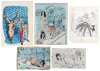 Five fetish artworks by Neworth and Lee Carvel
