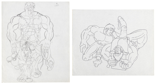 Three erotic sketches