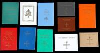 11 miniature volumes by Junipero Serra Press