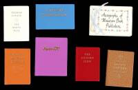 17 miniature volumes published by Tamazunchale Press