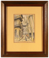 Pirate's Alley - original painting by Gypsy Lou Webb
