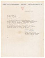 Signed typed letter by Dick Schultes mentioning Gordon Wasson