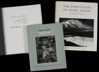 Lot of three titles by Ansel Adams, each inscribed and signed