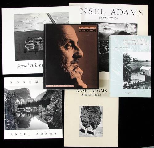 Lot of 11 books, booklets and catalogues by or on Ansel Adams and his photographs