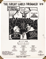 Great Lakes Drummer '89 Convention poster