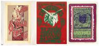 Three posters from the San Francisco scene