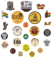 24 humorous gay pins