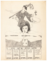 Nocturnal Dream Shows poster for Palace Theater events including The Cockettes and the premiere of John Waters's Mondo Trash