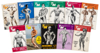 33 issues of Tomorrow's Man, physique magazine