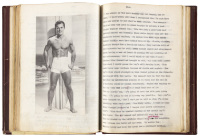 Binder of gay pornographic writing, original typescripts