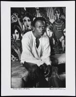 Miles Davis at Home - signed photograph