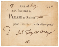 Poor relief by Mr. Provider
