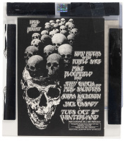 Hell's Angels Legal Aid Benefit handbill with Jerry Garcia and others