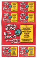 National Music and Hi-Fi Expo '72 - uncut poster and production materials