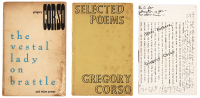 Three titles by Gregory Corso