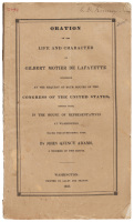Oration on the Life and Character of Gilbert Motier de Lafayette...