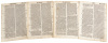 Four leaves from the "Great Bible" of 1540 - 2