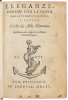 Eleganze, insieme con la copia della lingua toscana, e latina, scielte da Aldo Manutio - 2