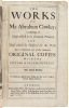 The Works of Mr Abraham Cowley. Consisting of Those Which Were Formerly Printed: and Those Which He Design'd for the Press. Now Published Out of the Authors Original Copies. - 3