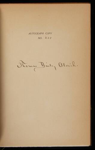 The Writings of Thomas Bailey Aldrich - Large Paper Edition